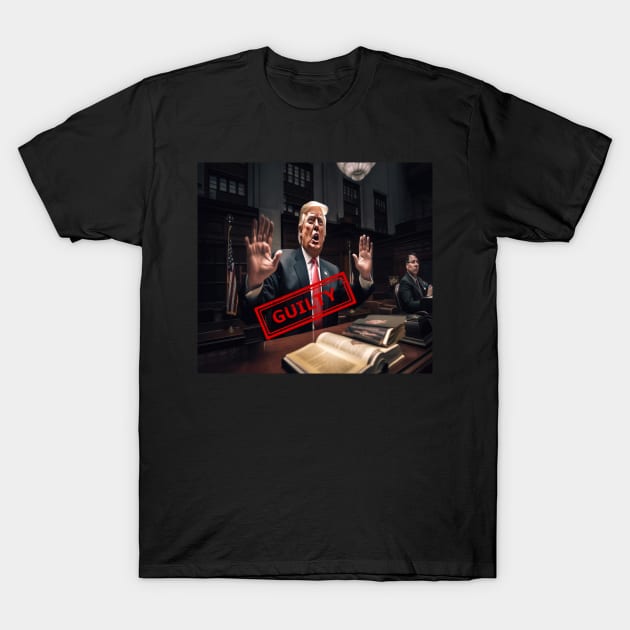 Trump Finally Arrested: Implications for US Politics T-Shirt by RelianceDesign